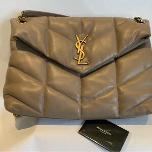 Saint Laurent Quilted Leather Bag